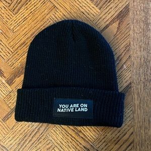 “You are on native land” Beanie